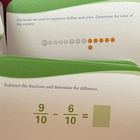 4th Grade Math Flash Cards - Picture 3 of 6